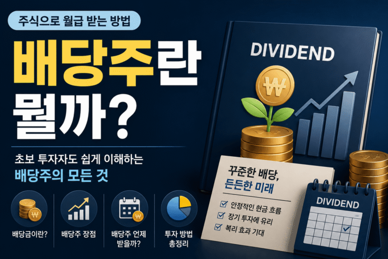 배당주란 무엇일까? 썸네일