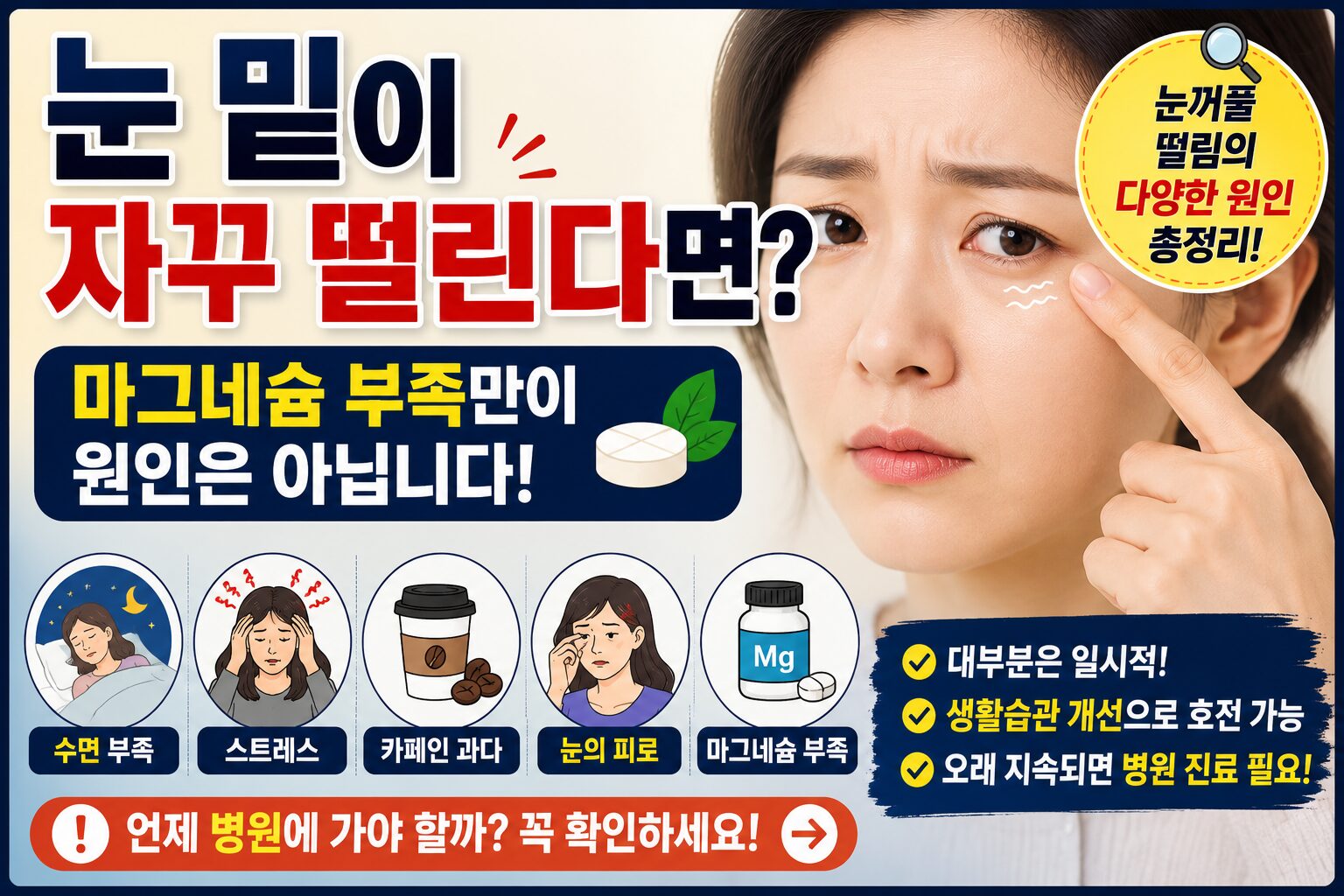 눈 밑 떨리는 이유