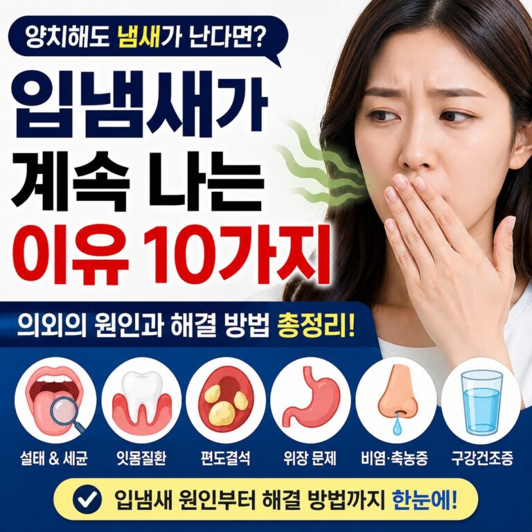입냄새가 나는 이유
