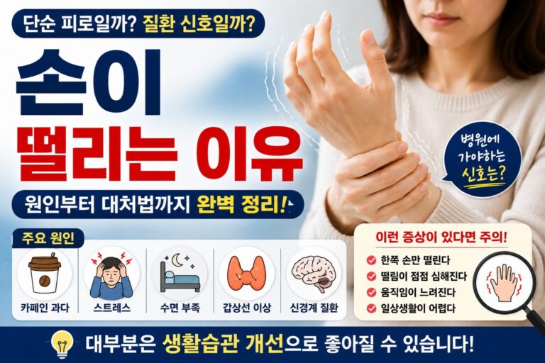 손이 떨리는 이유