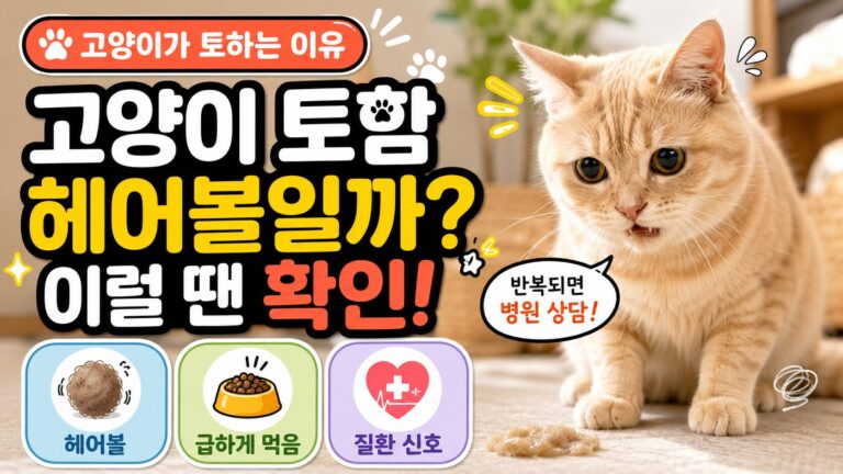 고양이가 토하는 이유