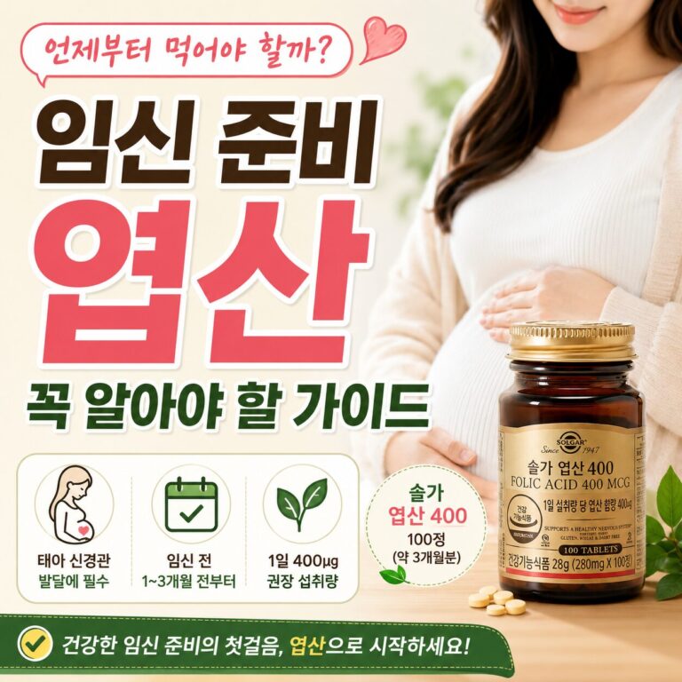 임신 준비 엽산